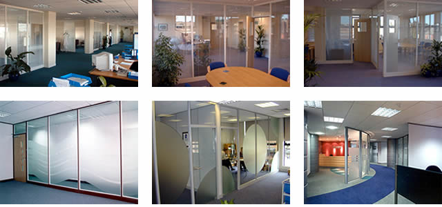 600 series office partitioning